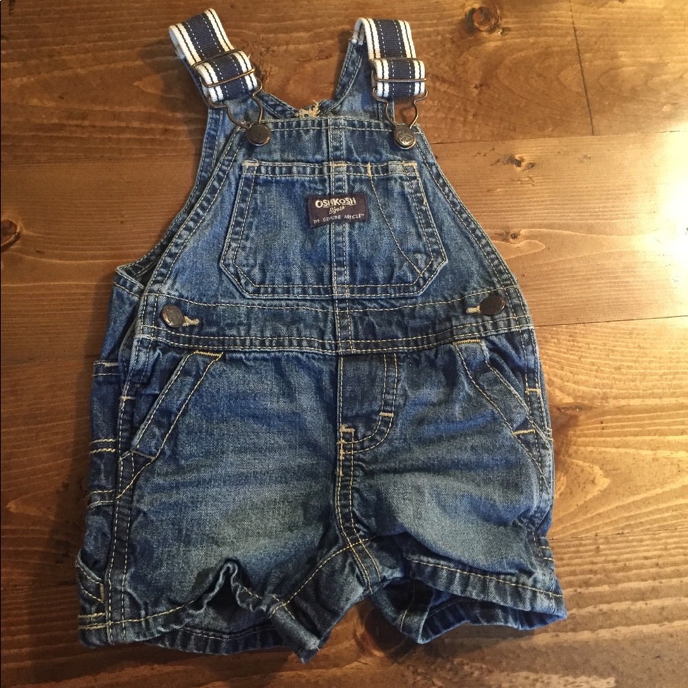 Oshkosh shorts overalls 6 months